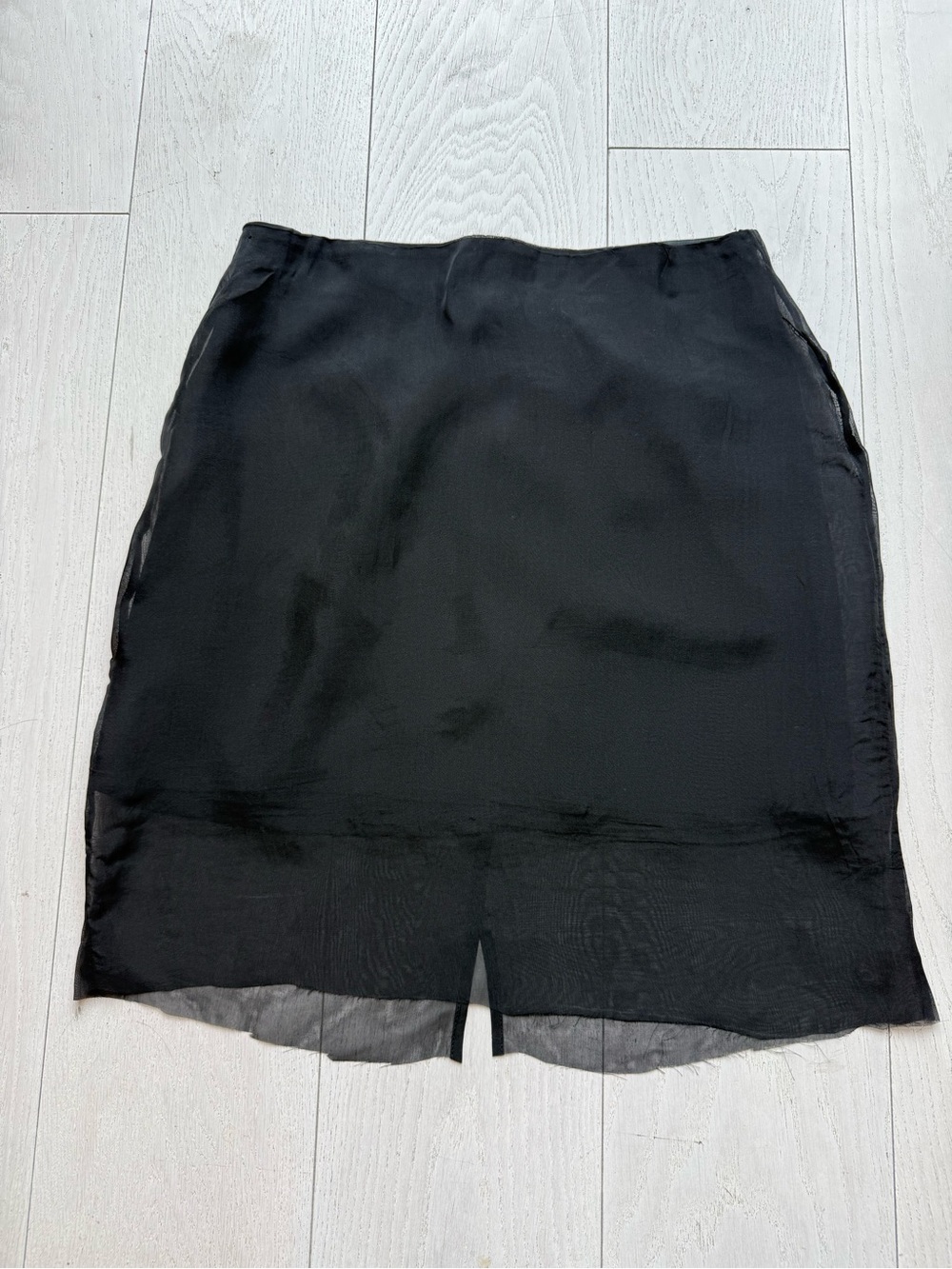 Gap Black Women's Semi-Sheer Straight Skirt